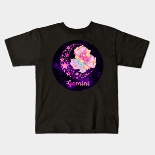 Gemini Zodiac Sign Horoscope Kids T-Shirt